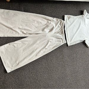 Zara Cream Casual Top